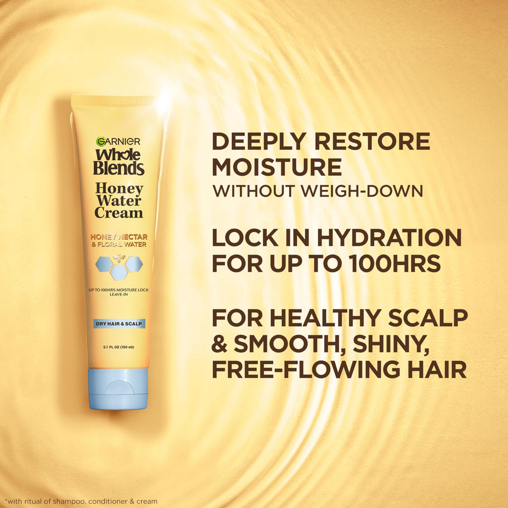 Garnier cream in hand ready to apply for quick absorption benefit