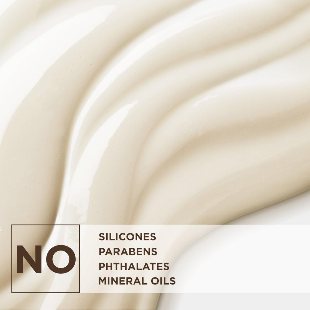 Garnier ingredients label close-up highlighting clean formulation