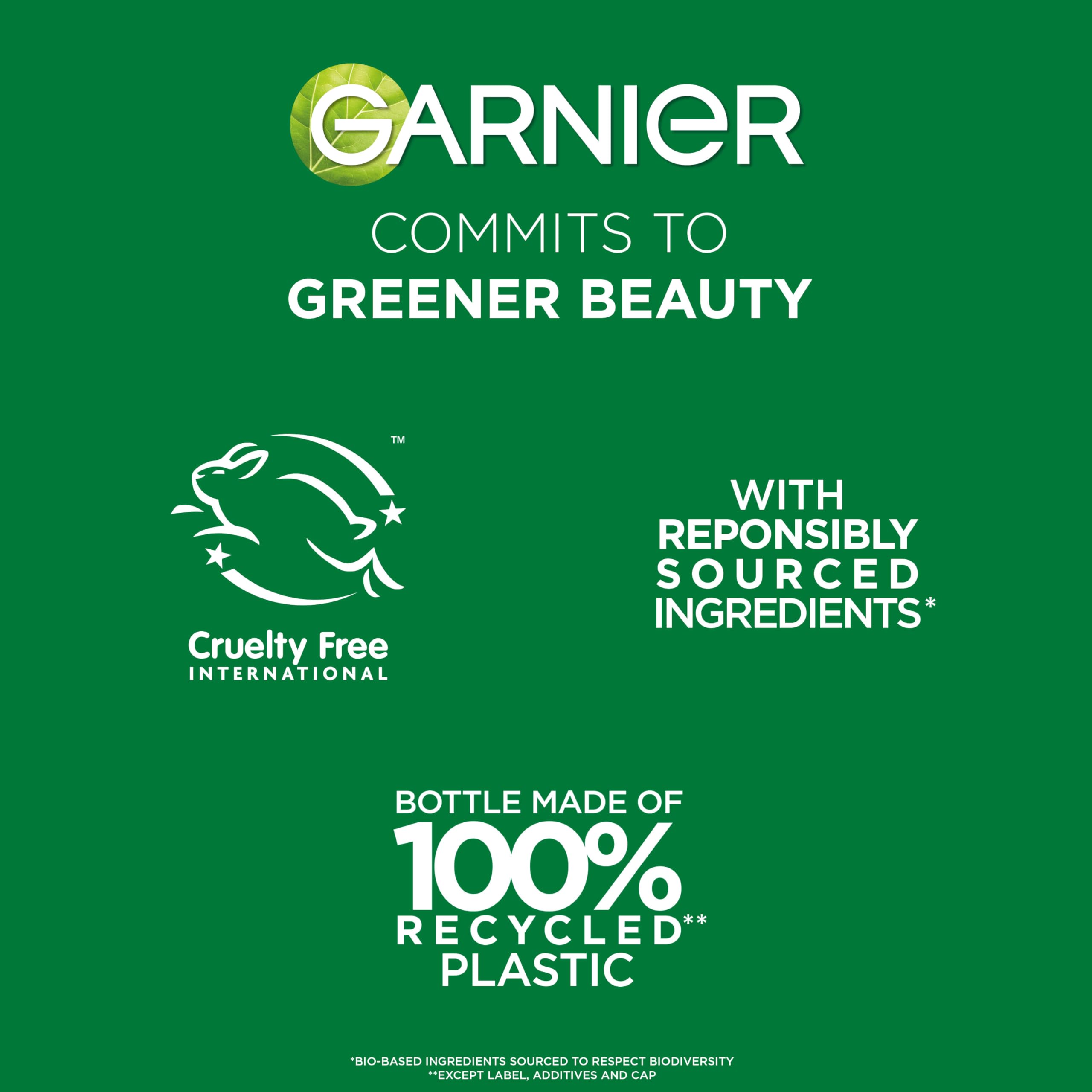 Garnier lifestyle bathroom shelf showing daily routine benefit