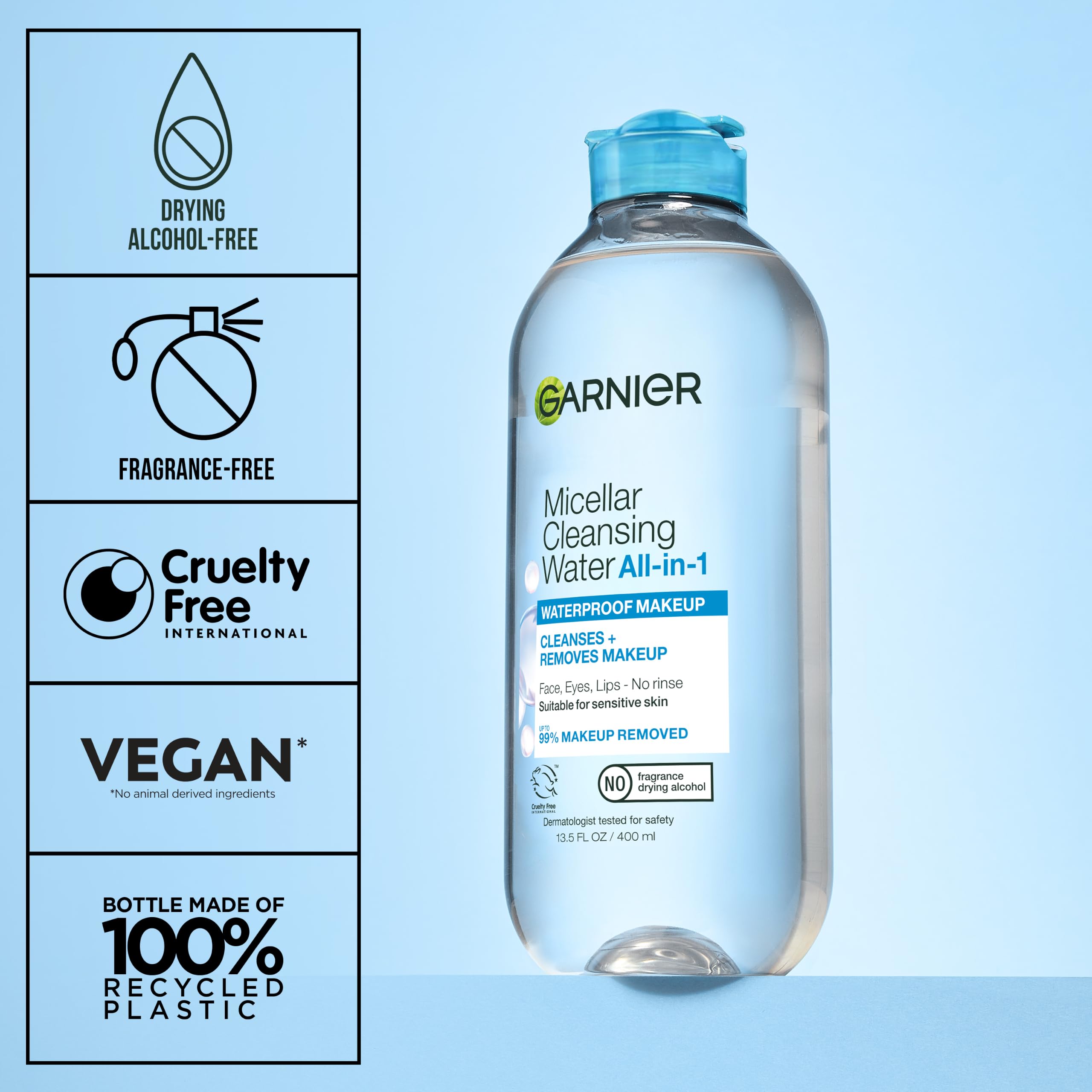 Garnier removing waterproof eye makeup benefit: effective on stubborn formulas