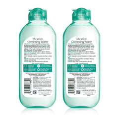 garnier micellar open cap pour demonstrating easy dispensing benefit