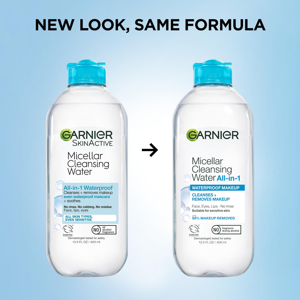 Garnier two bottles side-by-side benefit: value pack supply