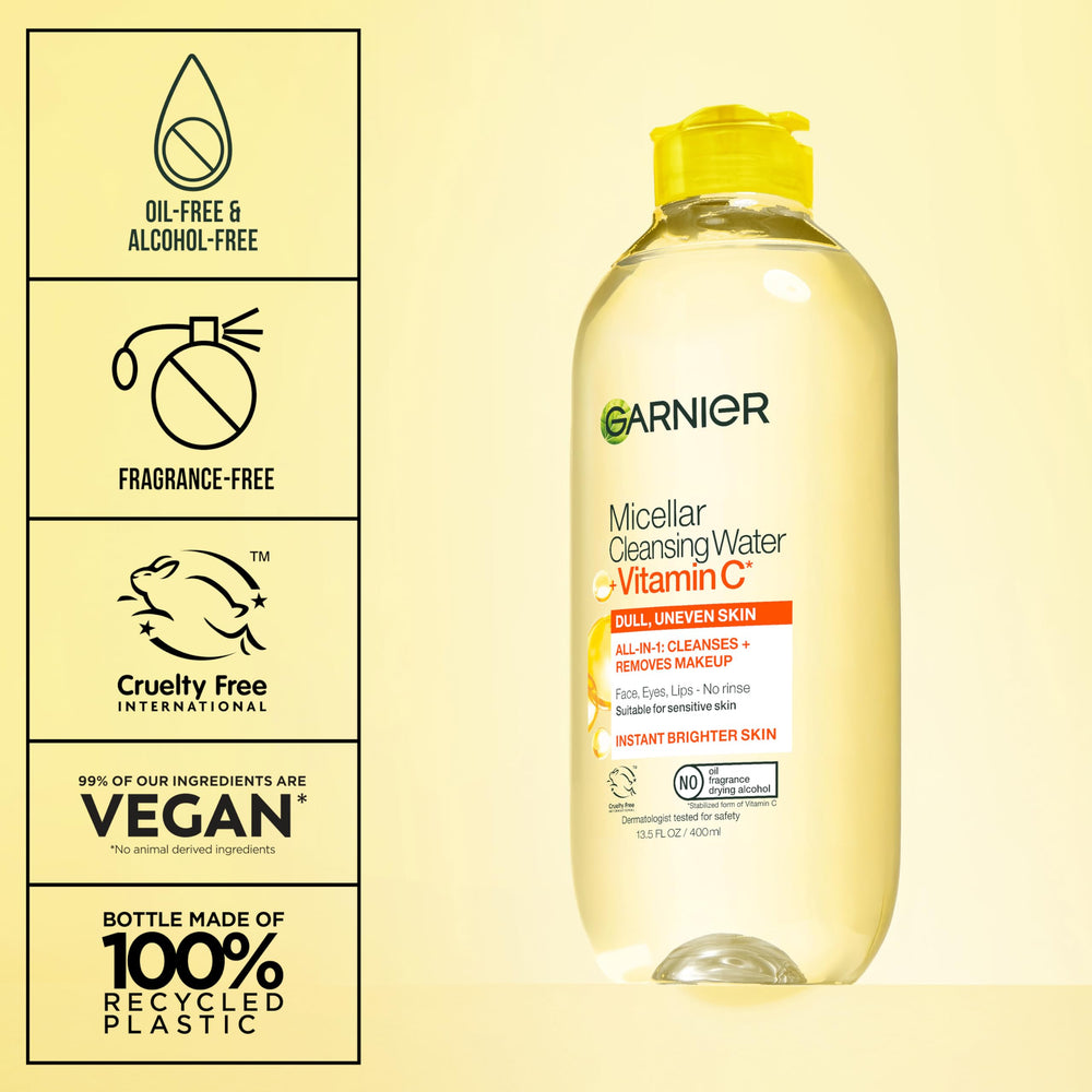 Garnier two-pack stacked illustrating value and travel-ready benefit