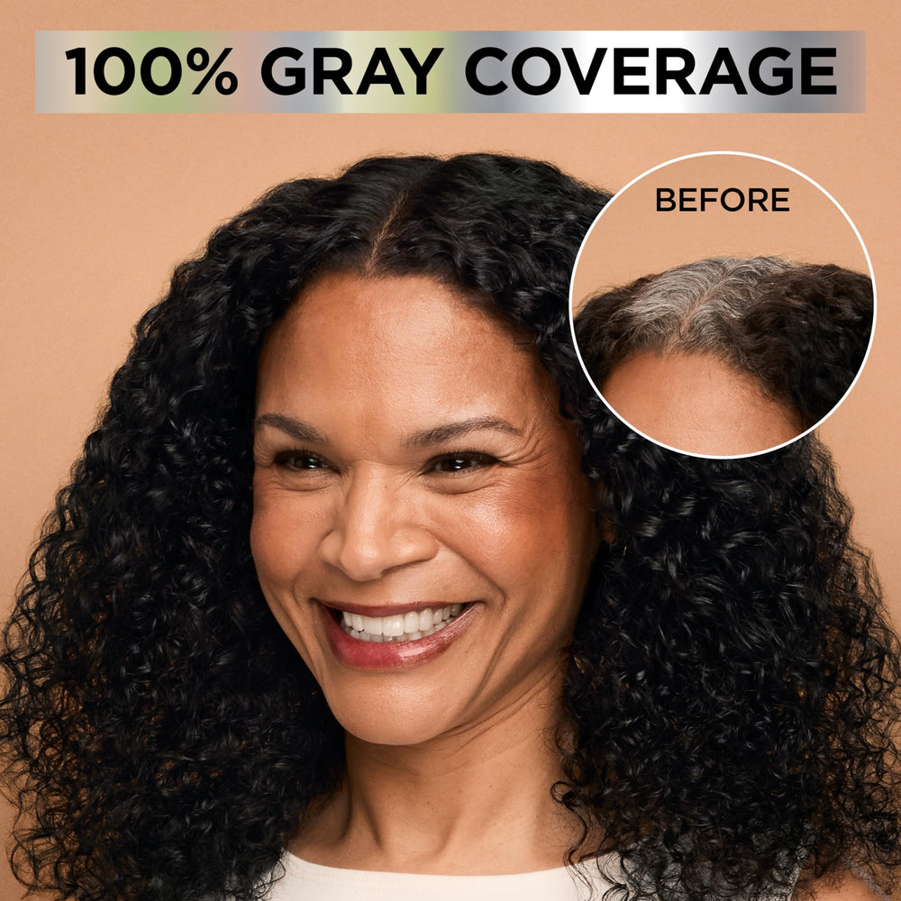 Before and after curly hair after dye, Garnier Nutrisse delivers color and shine