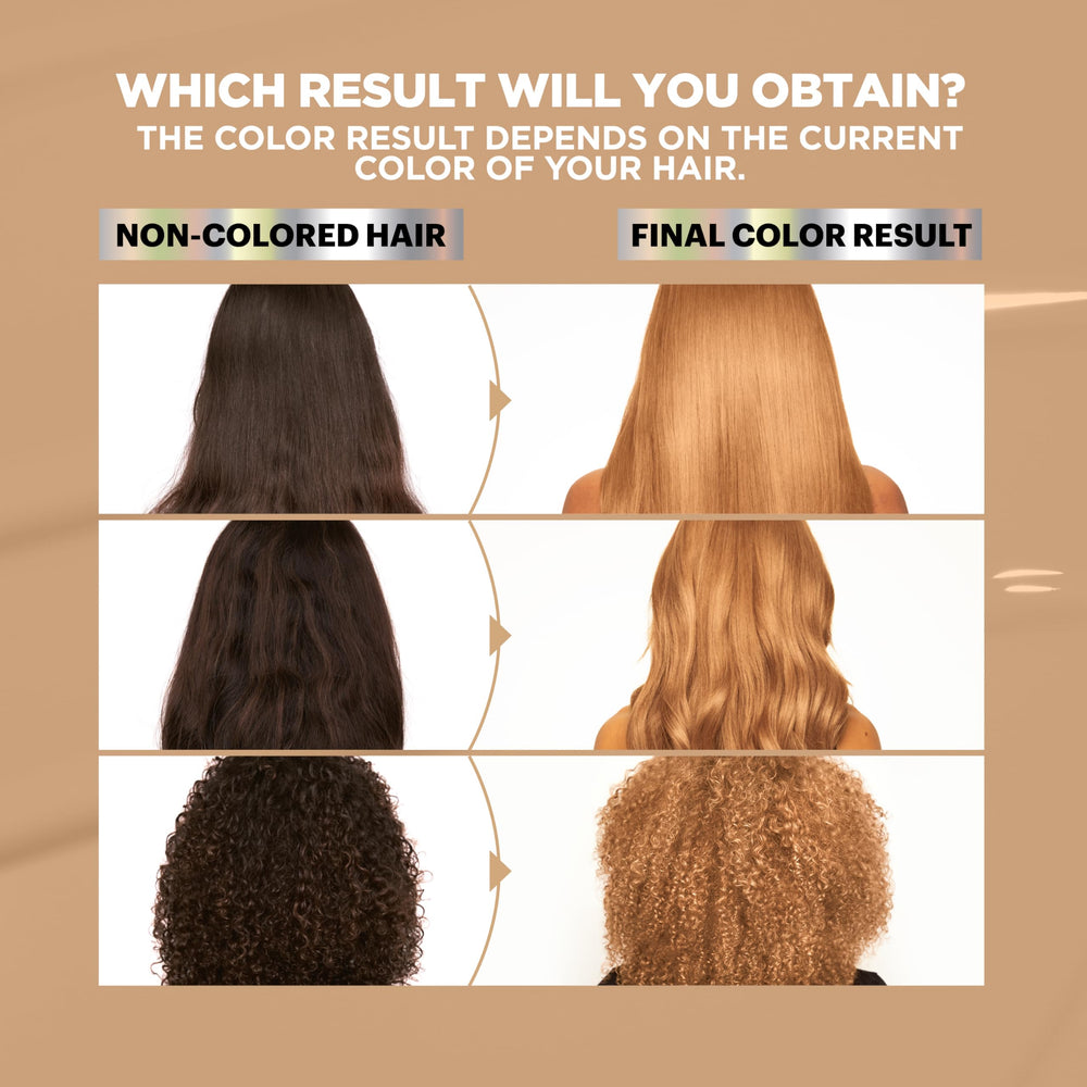 Garnier Nutrisse kit contents laid out for an at‑home color session