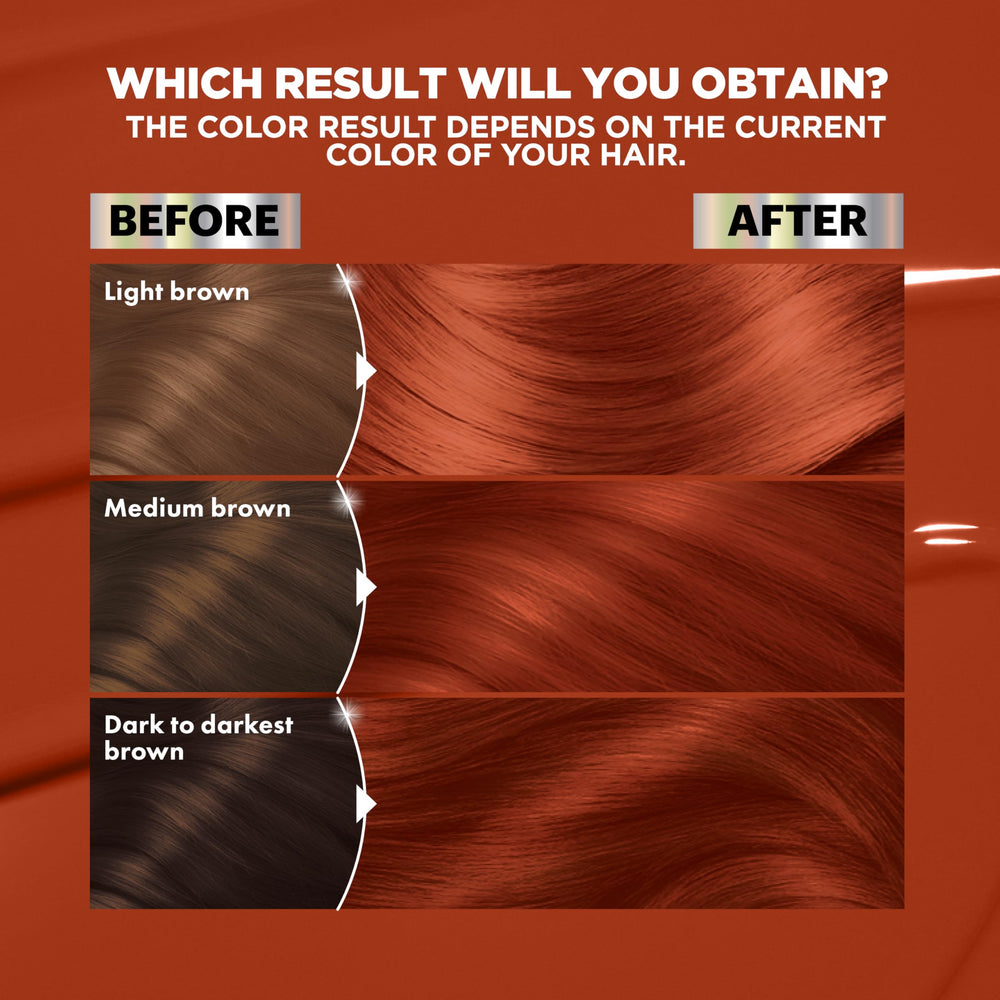 Garnier colorant and developer tubes displayed to show easy mixing benefit