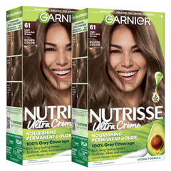 Garnier Nutrisse front packaging showing shade and benefits