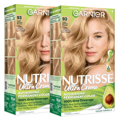 Garnier front packaging showing shade and benefits for easy selection
