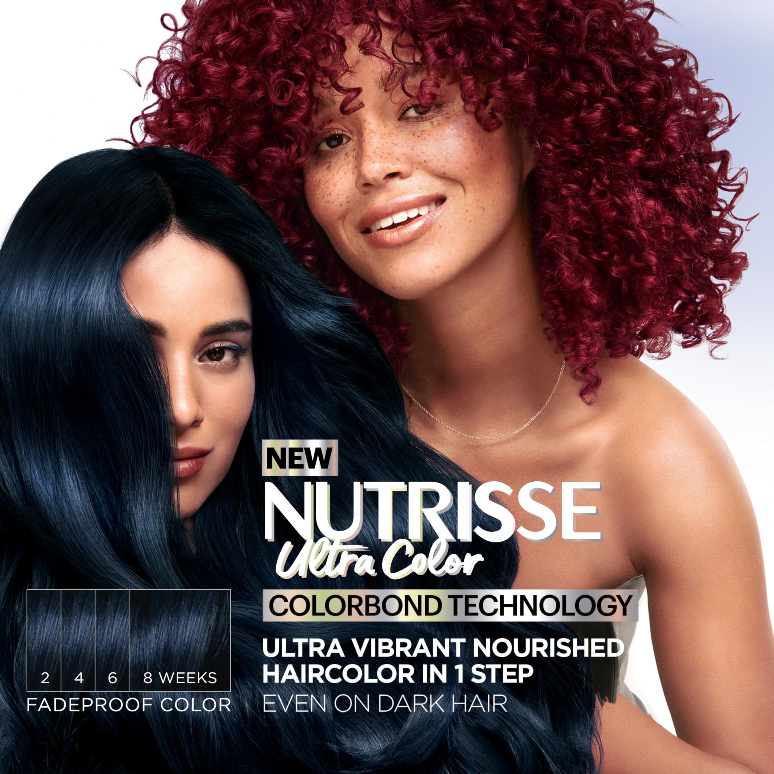 Garnier Nutrisse kit contents displayed and labeled for easy use