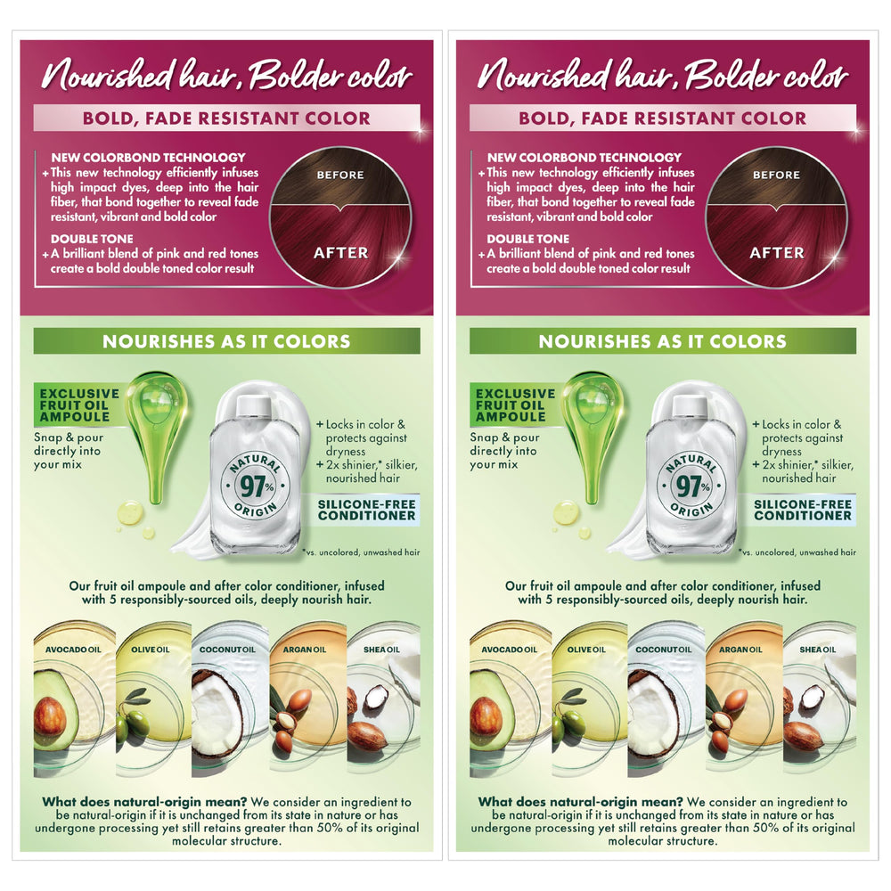 Garnier Nutrisse kit contents laid out to show full box inclusions