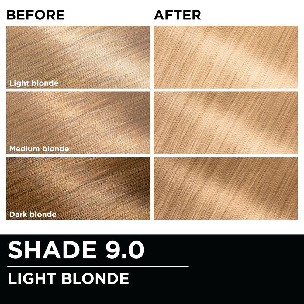 Garnier Olia after-color conditioner tube showing smoothing and shine benefit