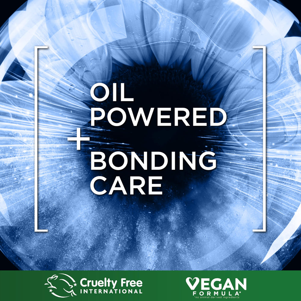 Garnier Olia before and after comparison illustrating color lift