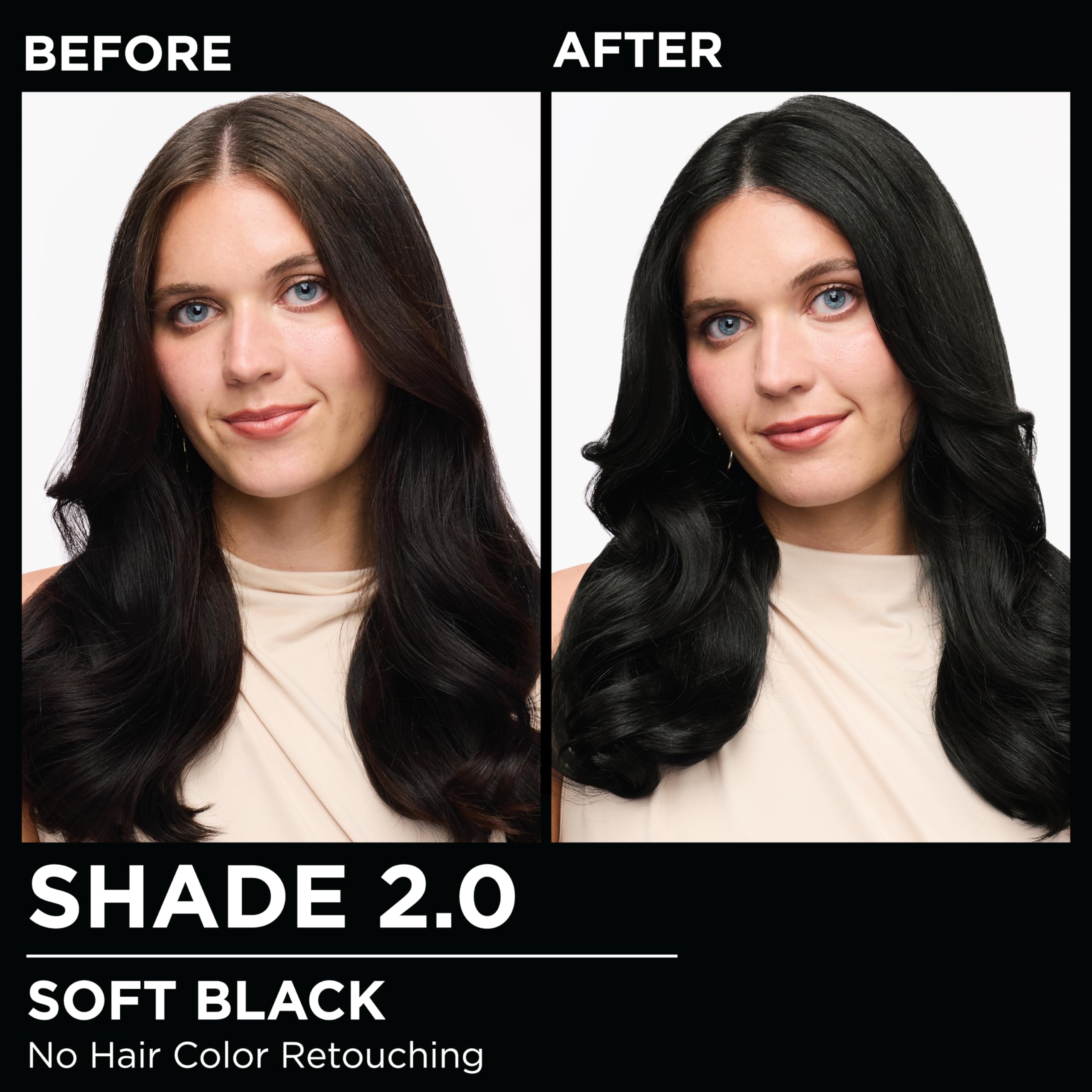 Garnier Olia open box with developer, colorant tube, gloves, and conditioner visible