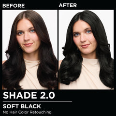 Garnier Olia open box with developer, colorant tube, gloves, and conditioner visible