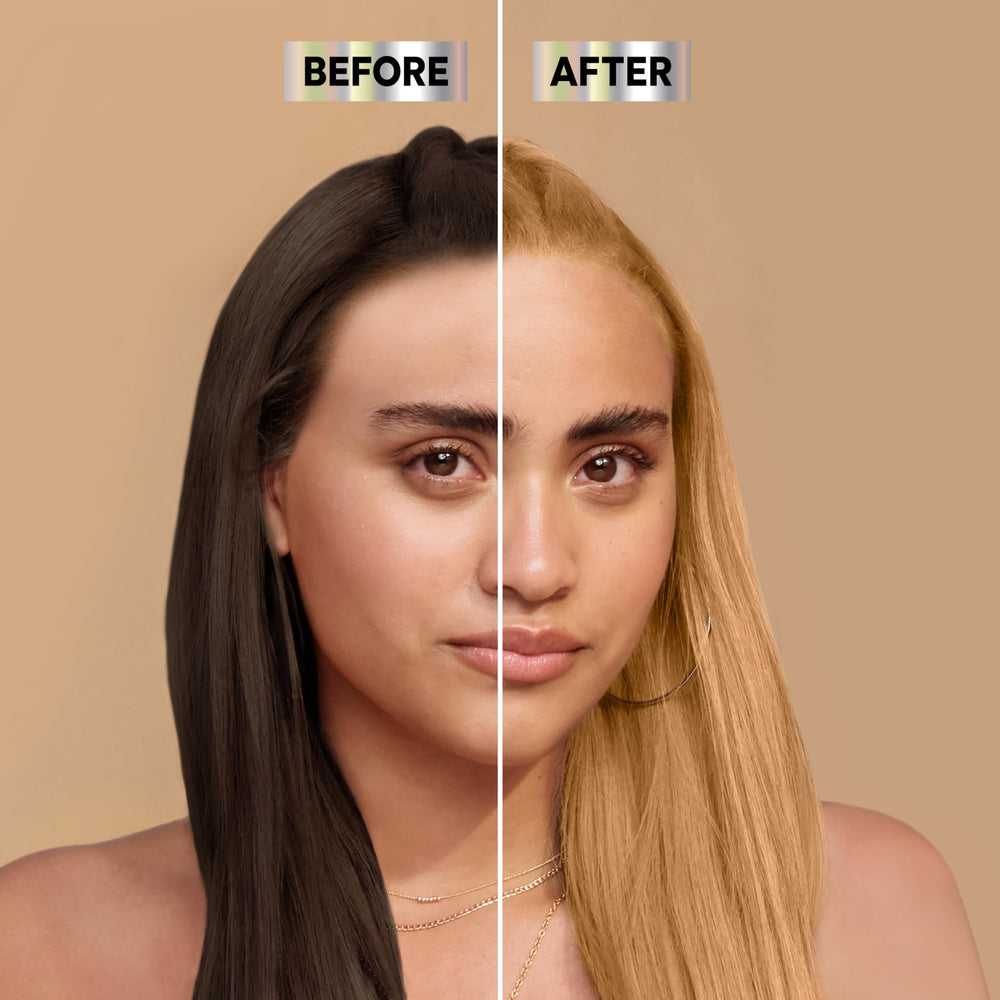 Garnier scale comparison with length guide for box coverage