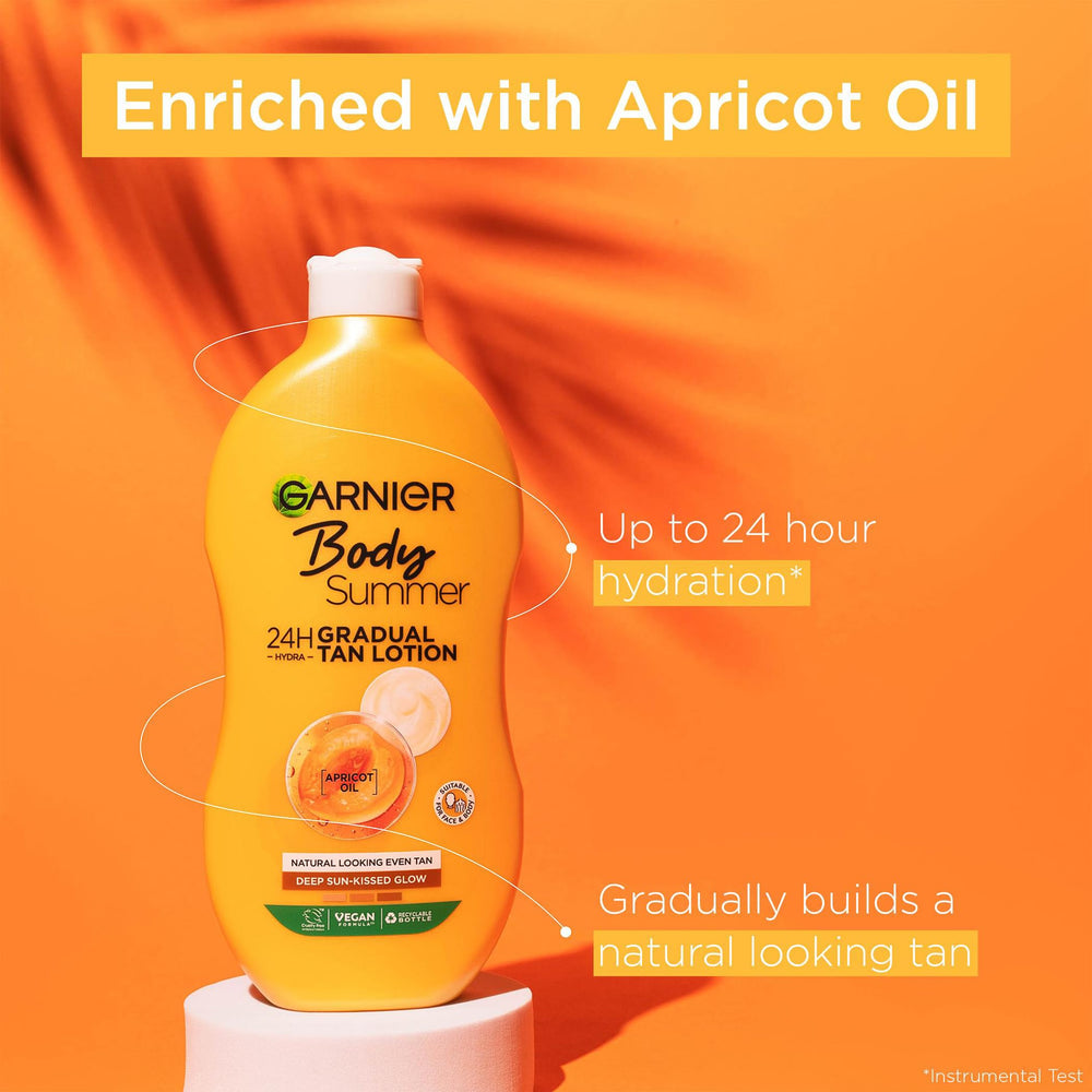 Garnier pump closeup highlighting easy dispensing and non‑greasy feel