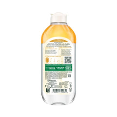 Garnier closeup of two‑phase micellar texture for effective removal