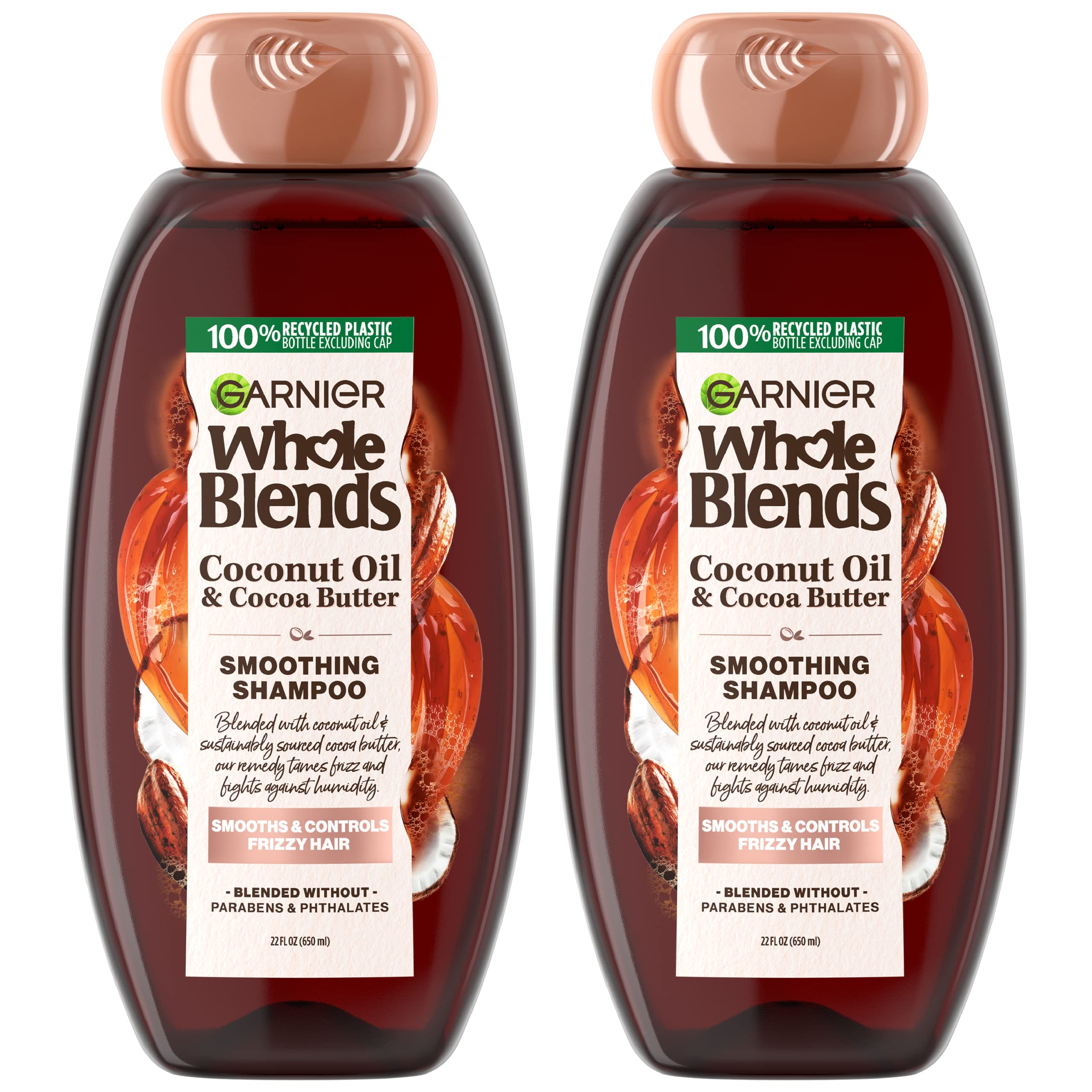 Garnier bottle front view showing formula and smoothness benefit