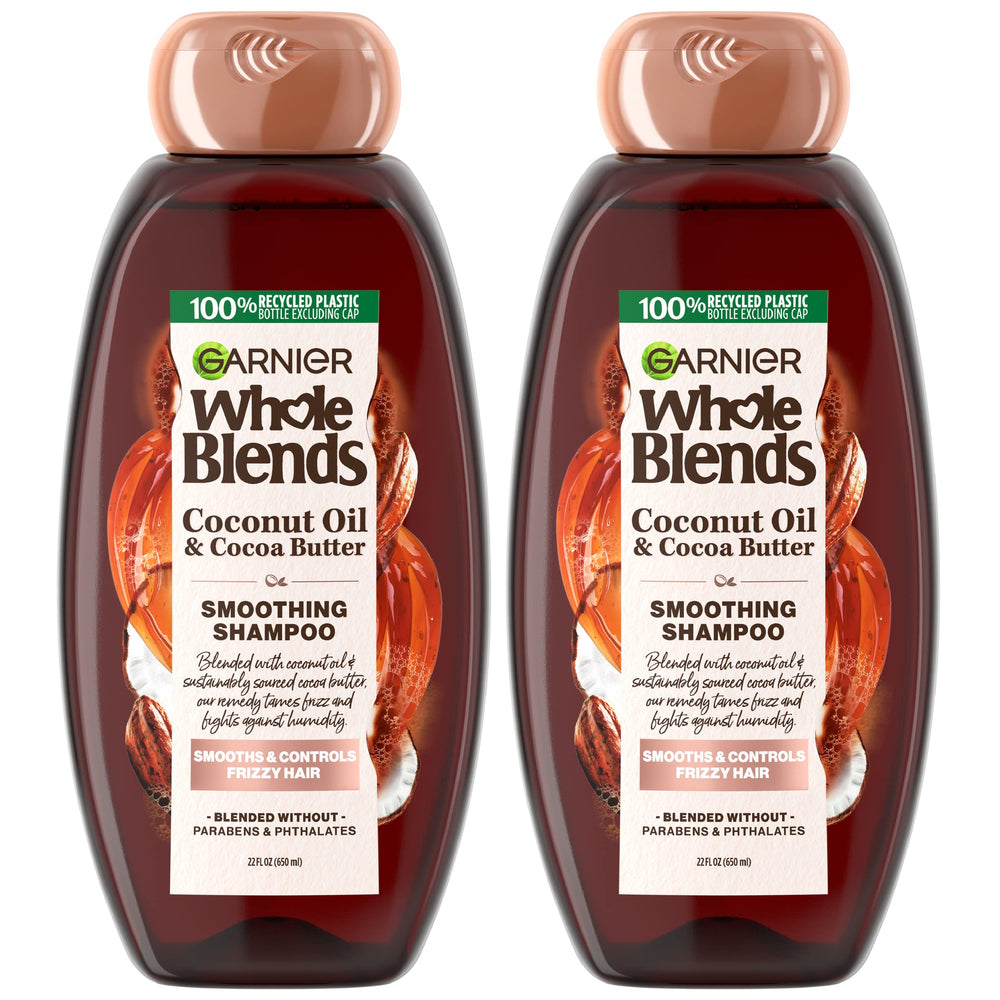 Garnier bottle front view showing formula and smoothness benefit