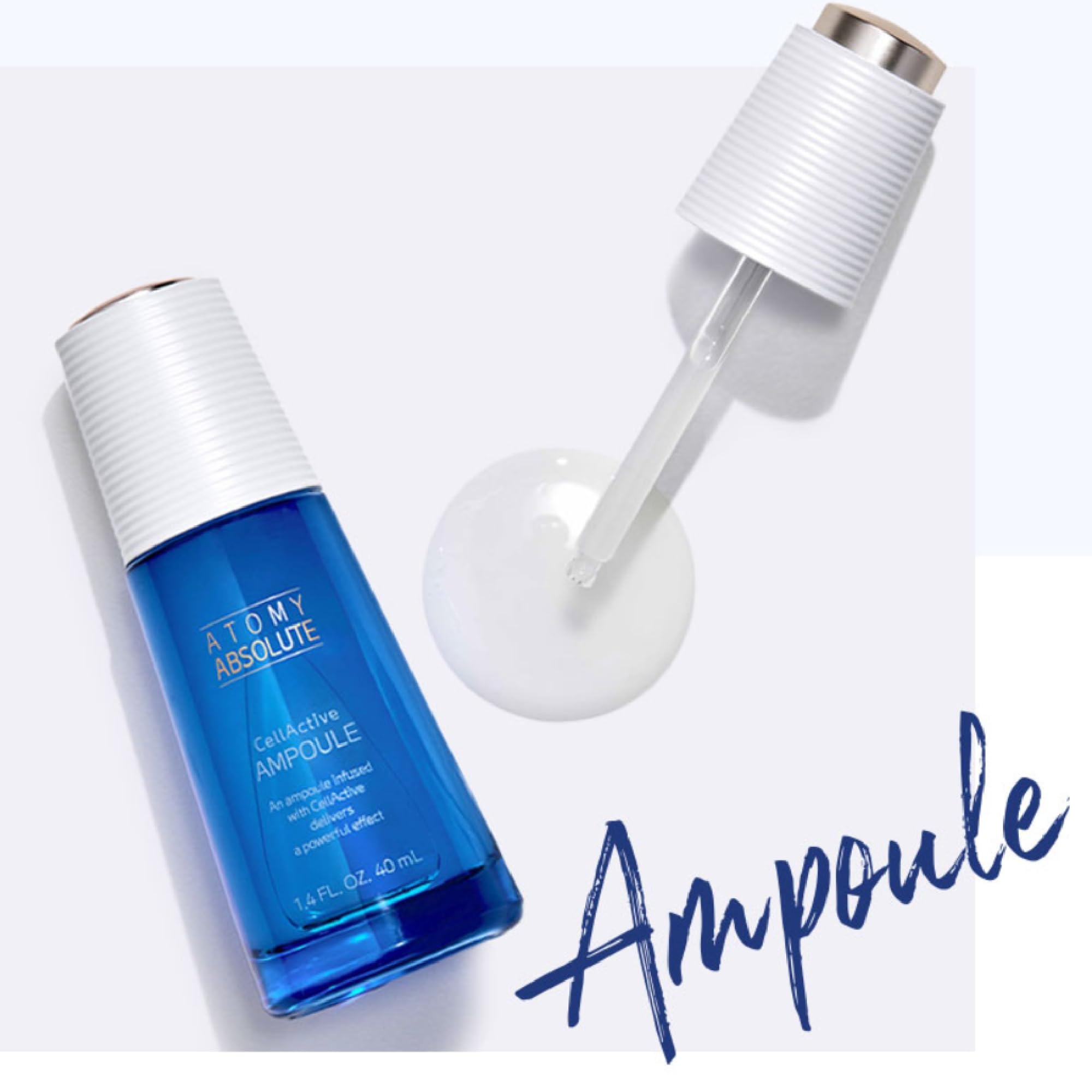 GASHINA STORY ampoule on bathroom vanity portraying daily routine convenience benefit