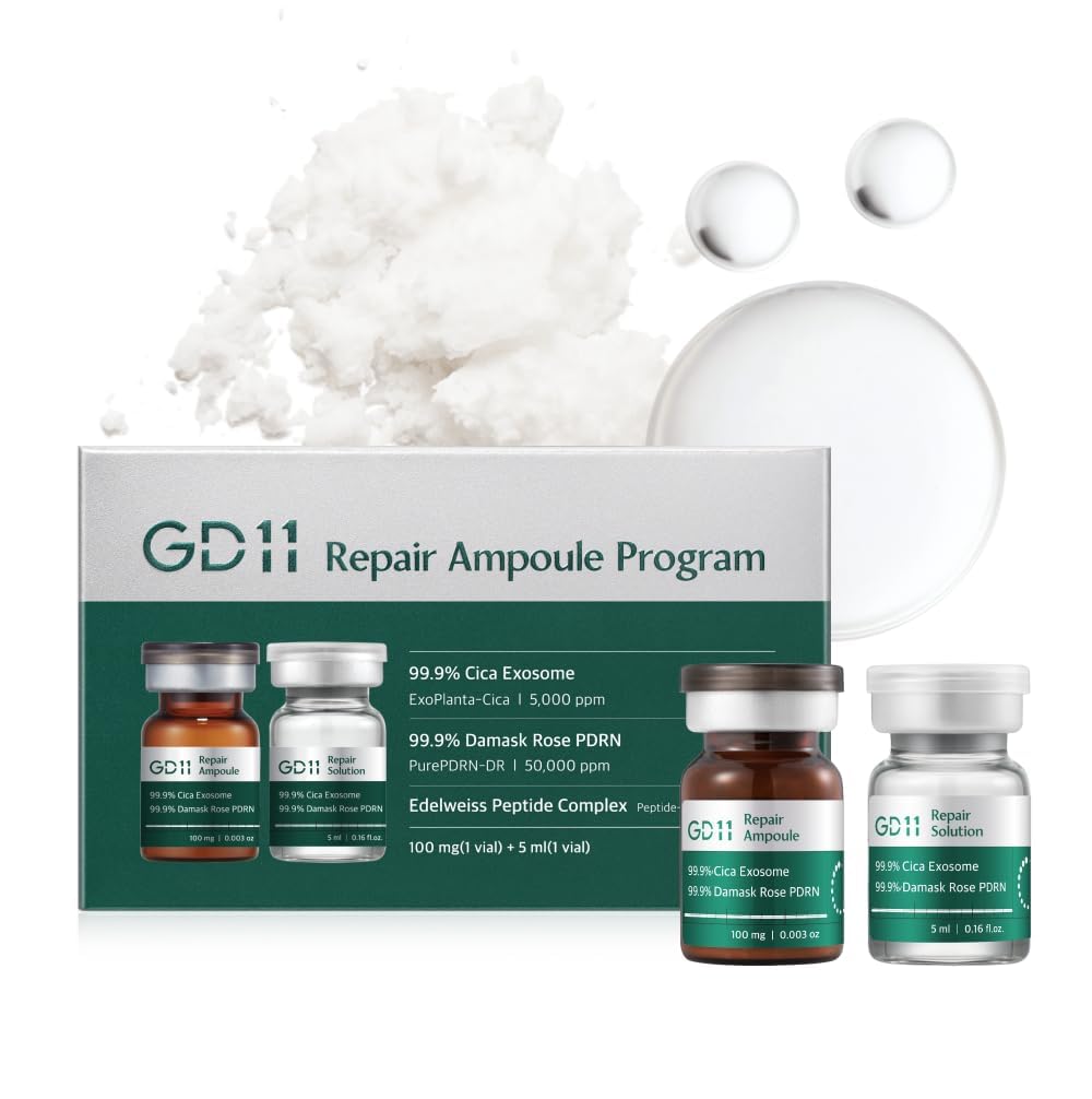 GD11 front packaging showing the Repair Ampoule Program and benefits