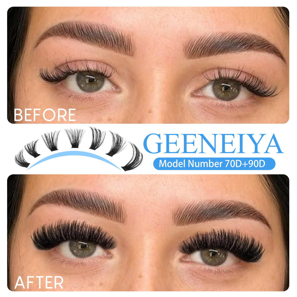 Geeneiya D curl profile displaying consistent curl and lift