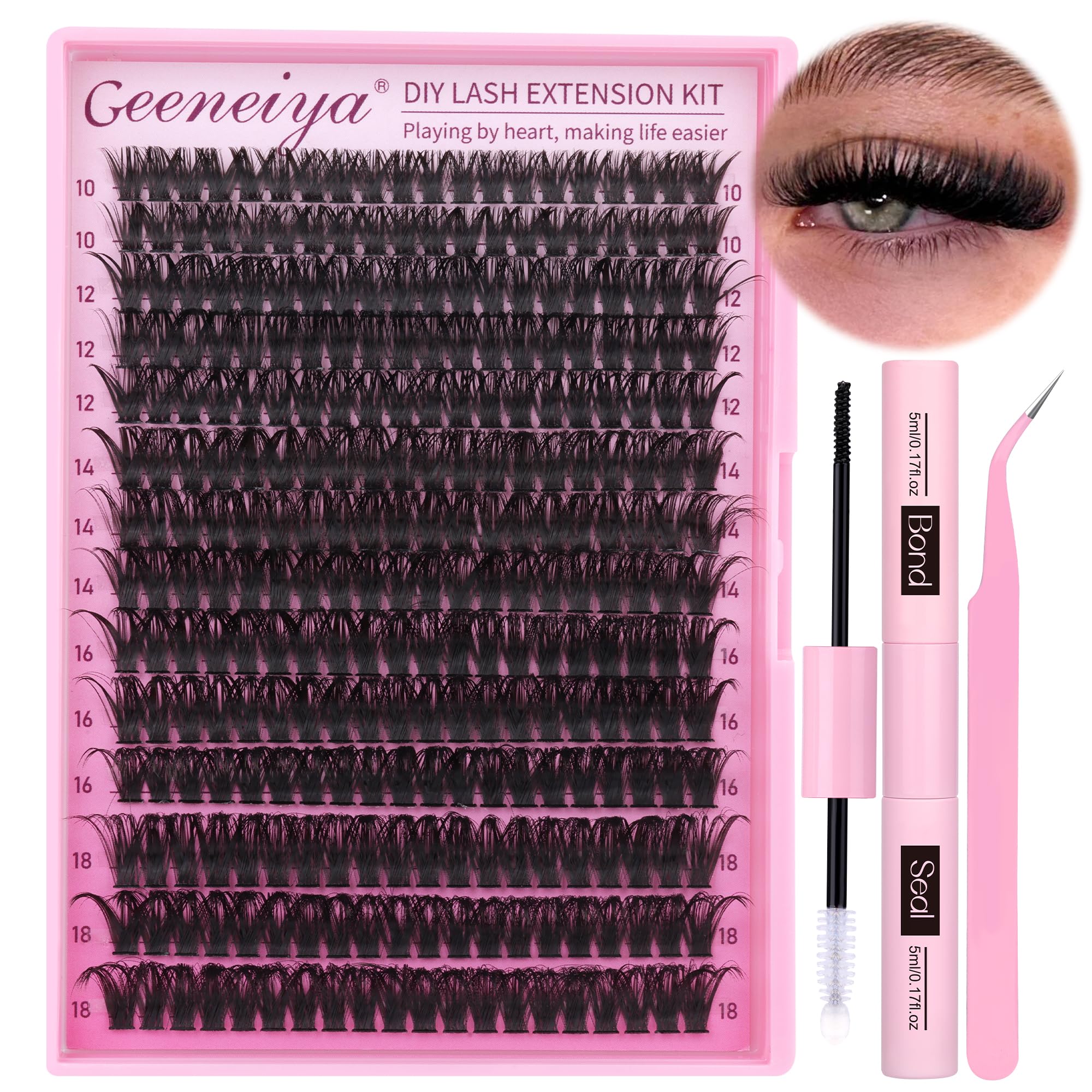 Geeneiya front packaging kit showing contents and convenience
