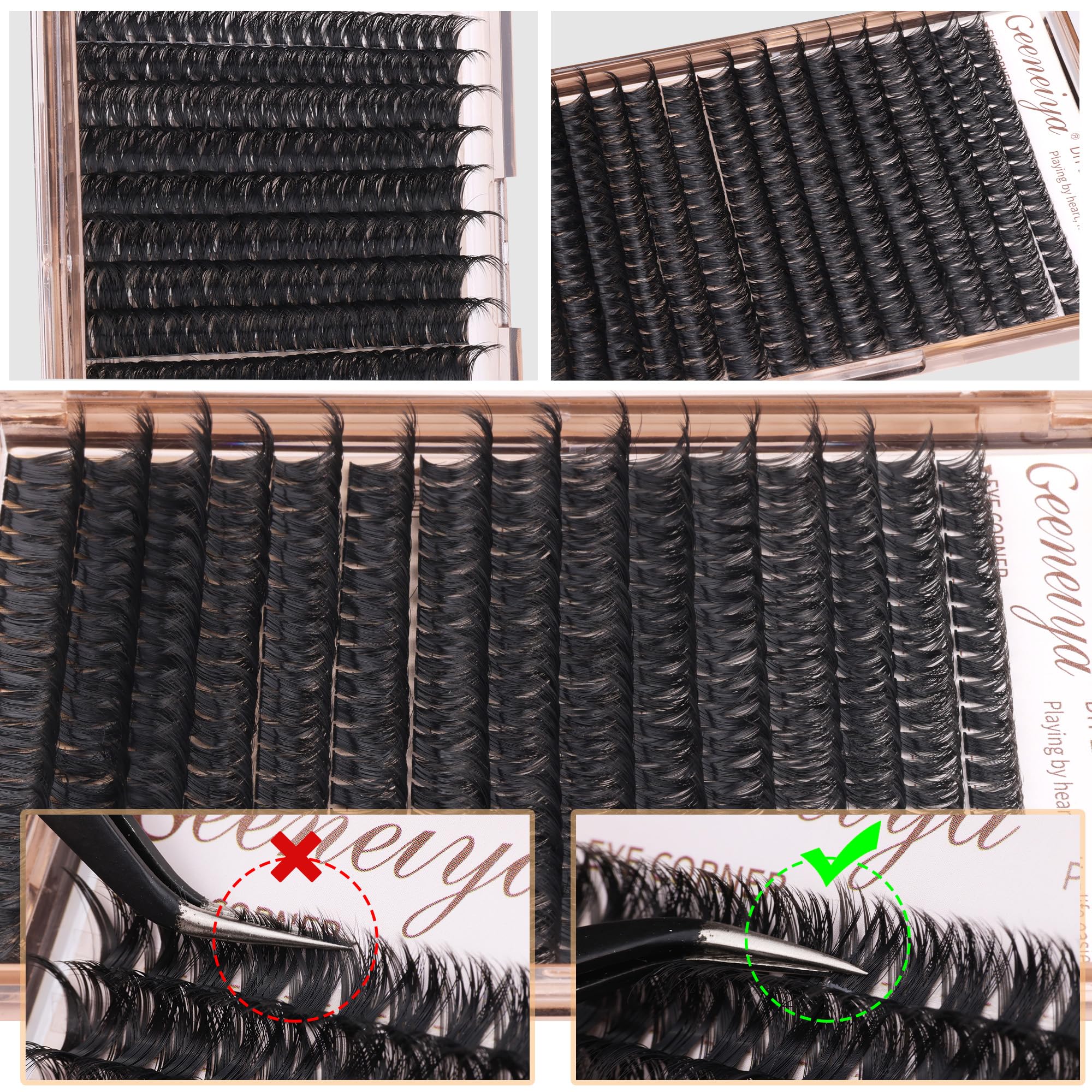 Geeneiya kit contents with scale showing 300 pieces and tools