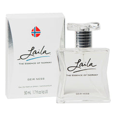 Geir Ness front packaging showing elegant bottle and brand