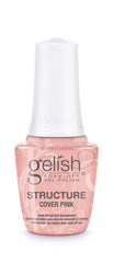 Gelish cover pink front bottle showing product packaging and brand benefit