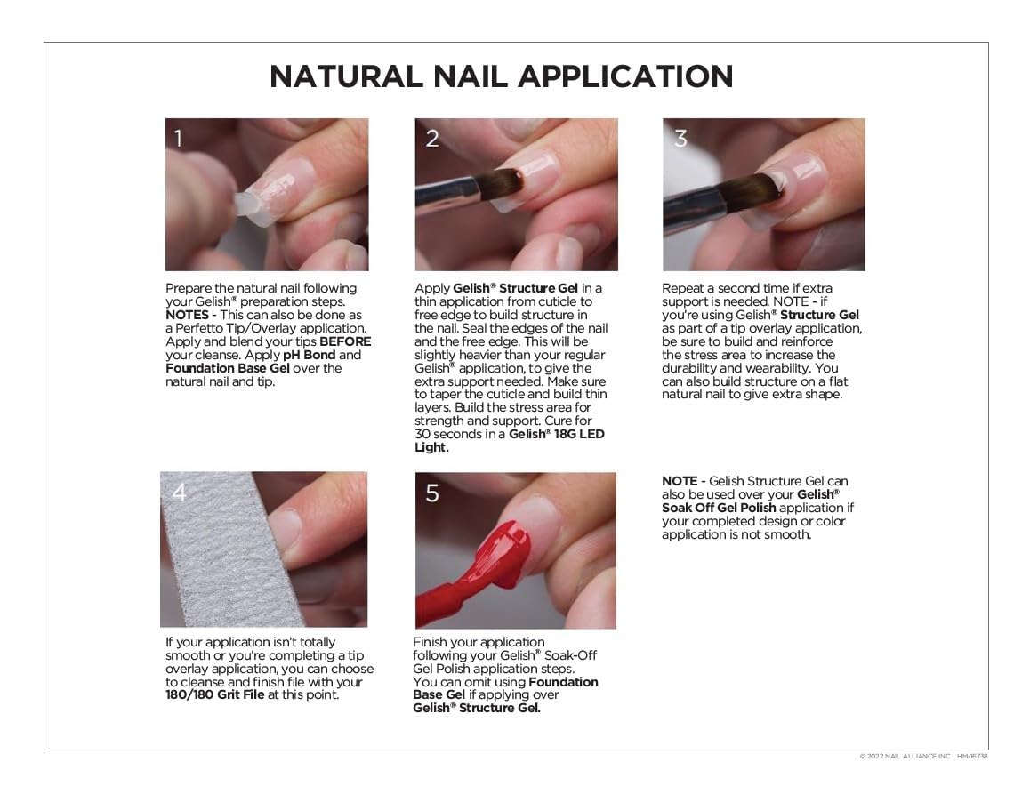 Gelish manicure lifestyle shot showing natural-looking, durable salon nails