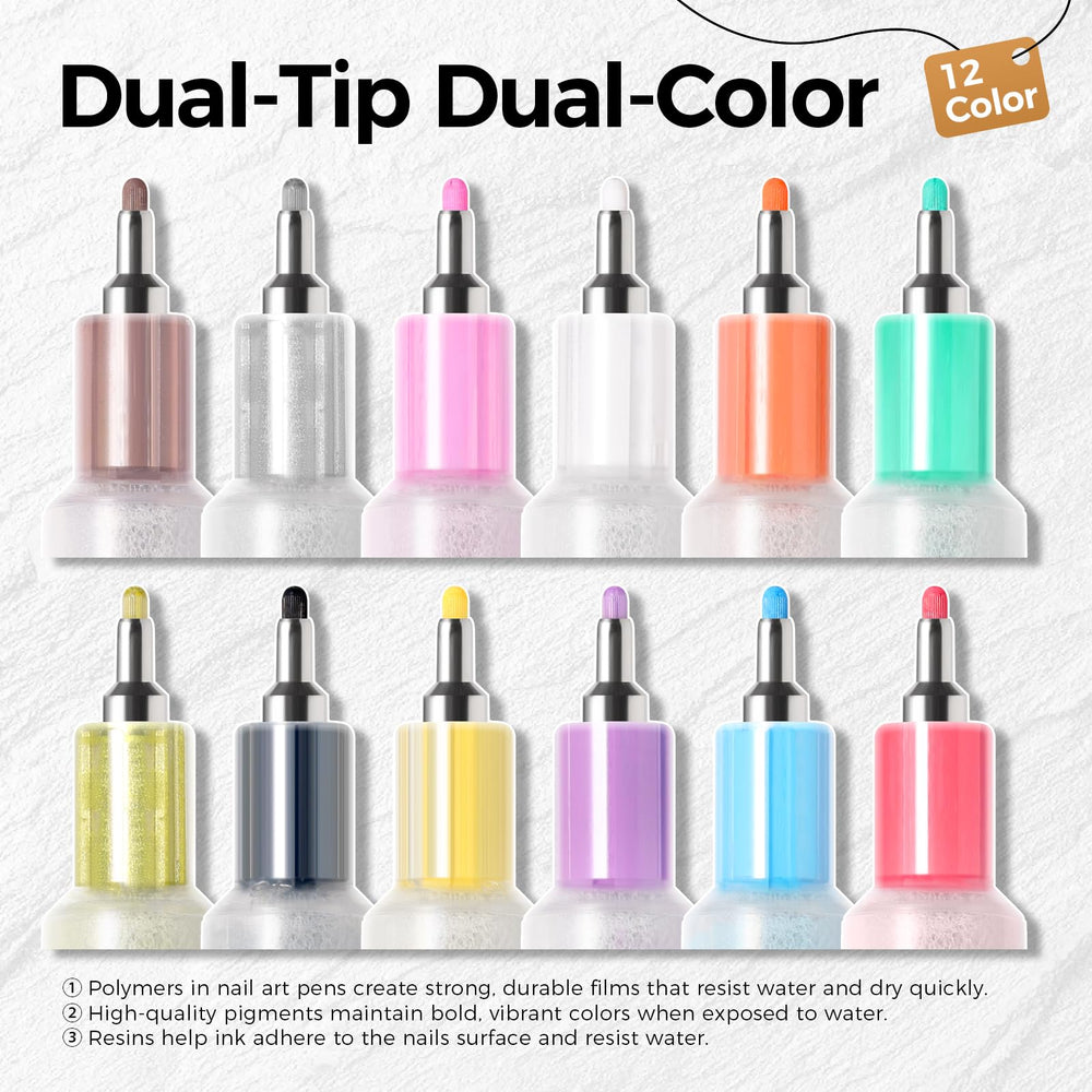 GELLAKTIK nail design sealed with top coat for longer-lasting finish