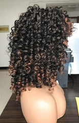 GEMBON model wearing wig outdoors demonstrating versatile styling