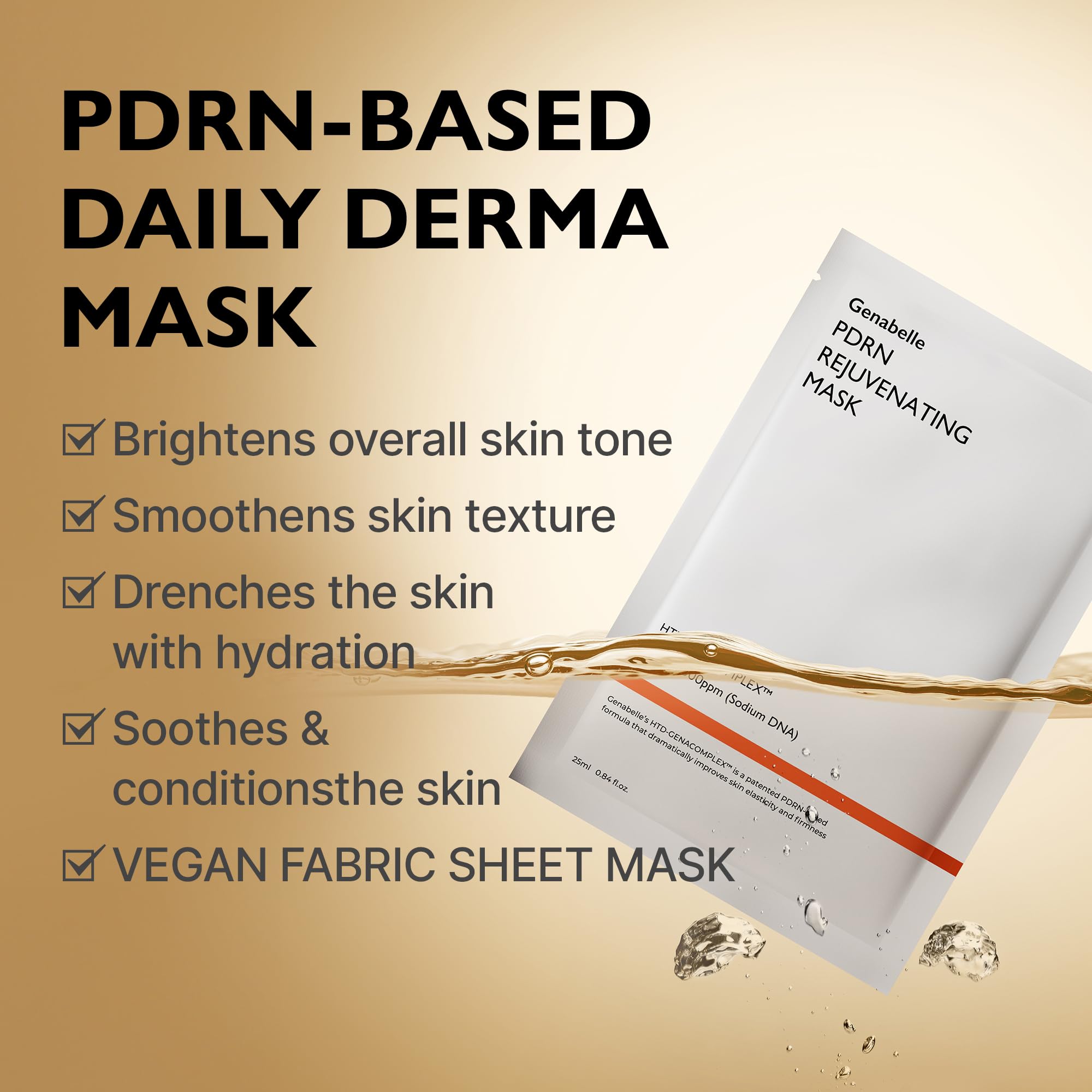 Genabelle close-up of the vegan 3D embossed sheet texture for better absorption