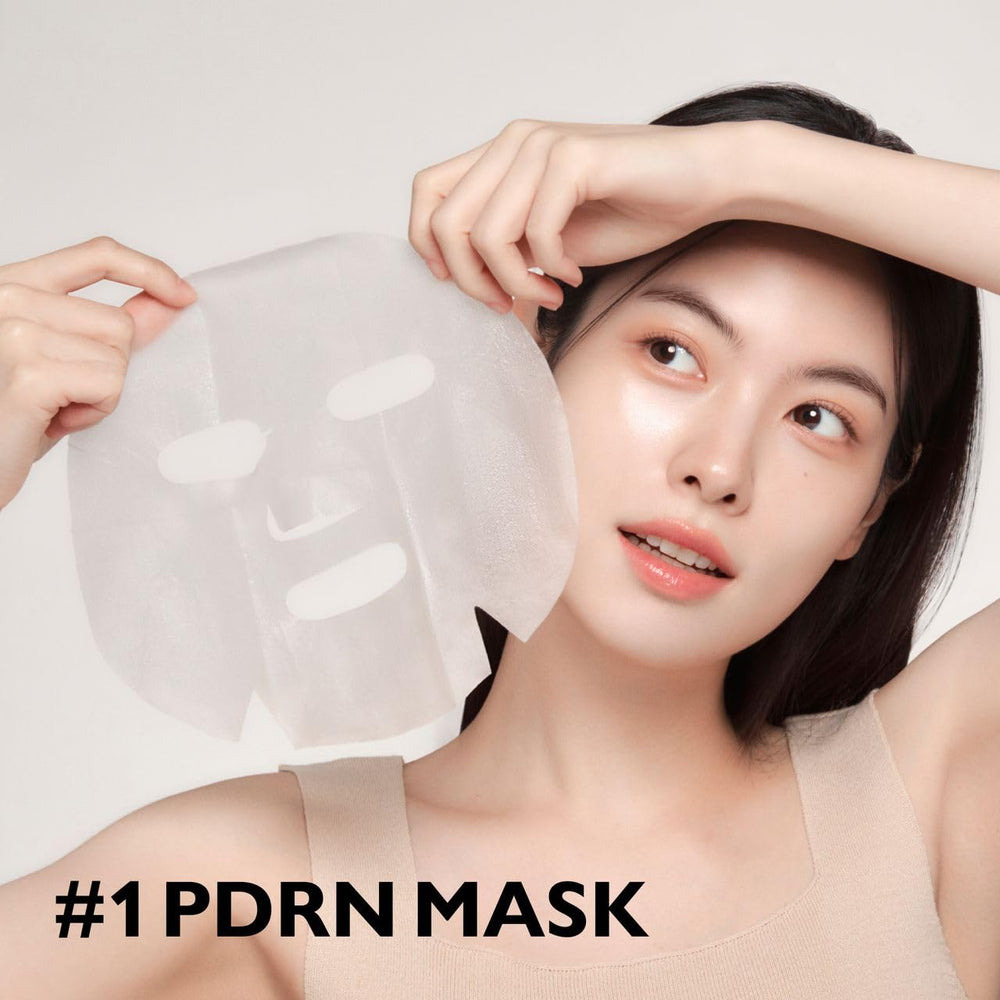 Genabelle mask on model in lifestyle setting showing cooling calming effect