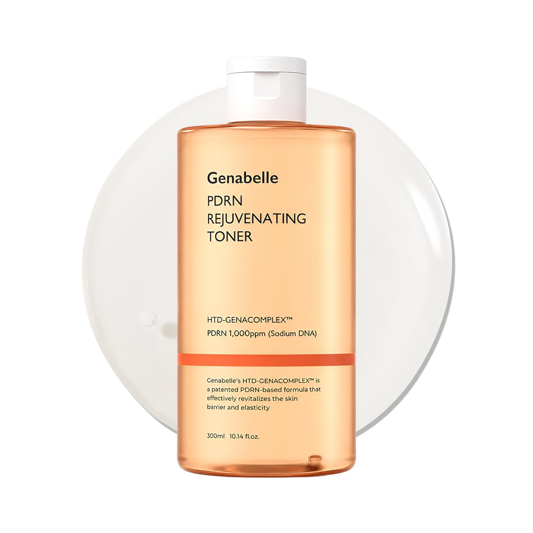 Genabelle PDRN toner front bottle showing sleek packaging and hydration benefit