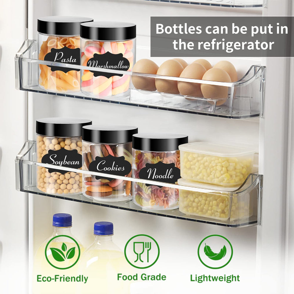 Gencywe stacked jars on shelf illustrating space-saving organization and neat storage