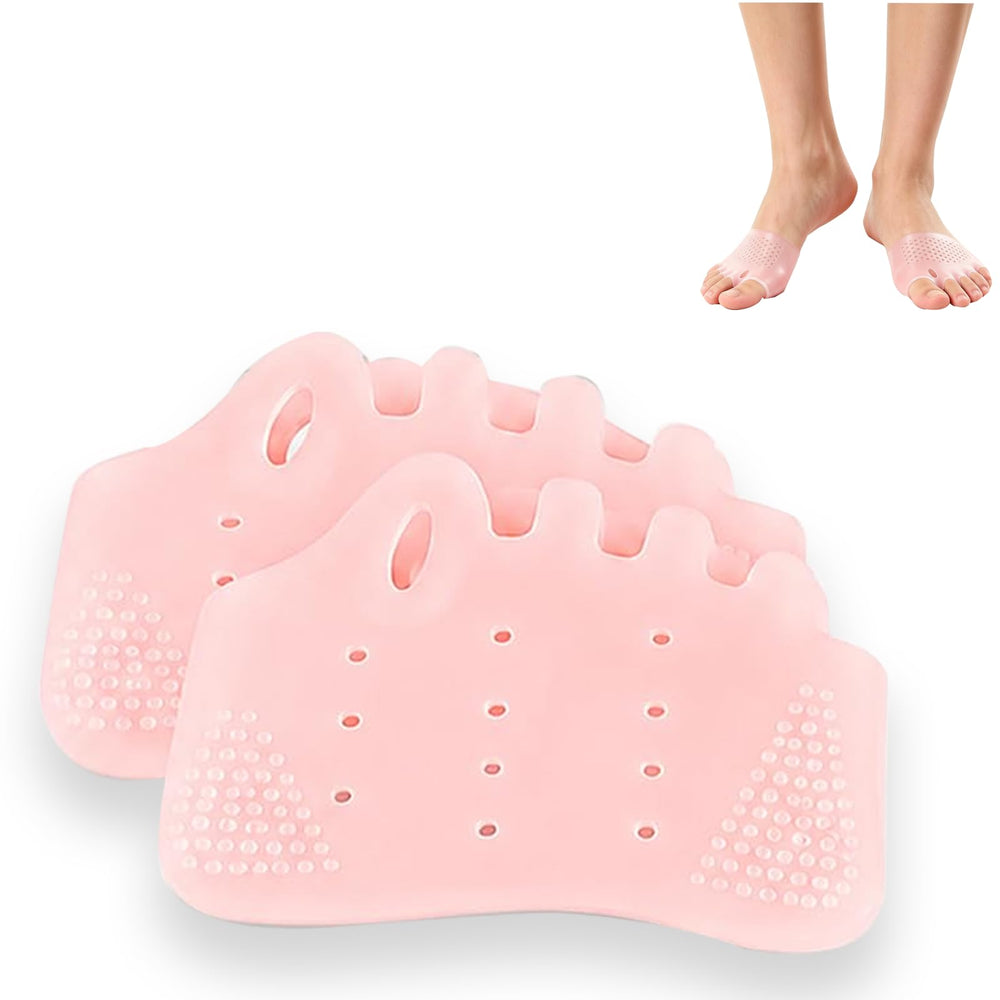 Generic 3 in 1 Toe Straighteners front view showing product and benefit cushioning