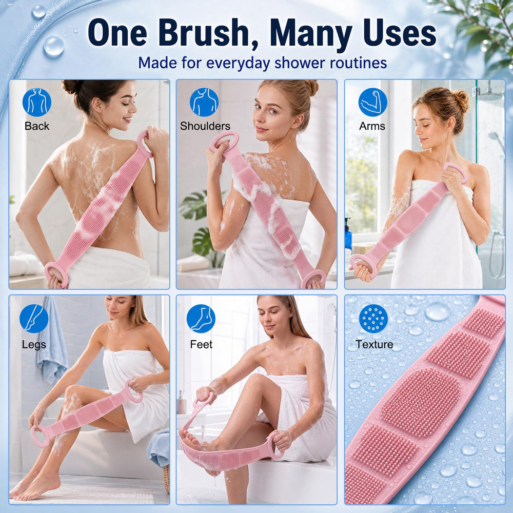 Generic lifestyle bathroom shot showing scrubber ready-to-use for daily cleansing