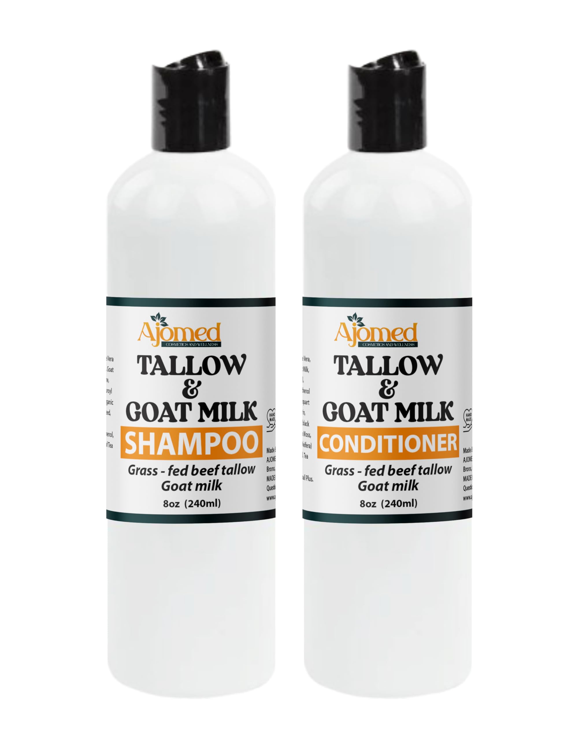 Generic brand front packaging showing bottle labels and benefits for fuller-looking hair