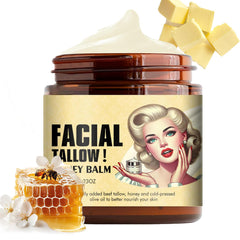 Generic cebo de res frontal jar showing product and packaging benefit of natural hydration