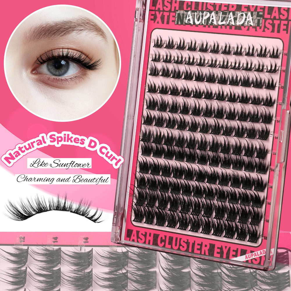 Generic clusters applied on lash line demonstrating customizable volume and seamless finish