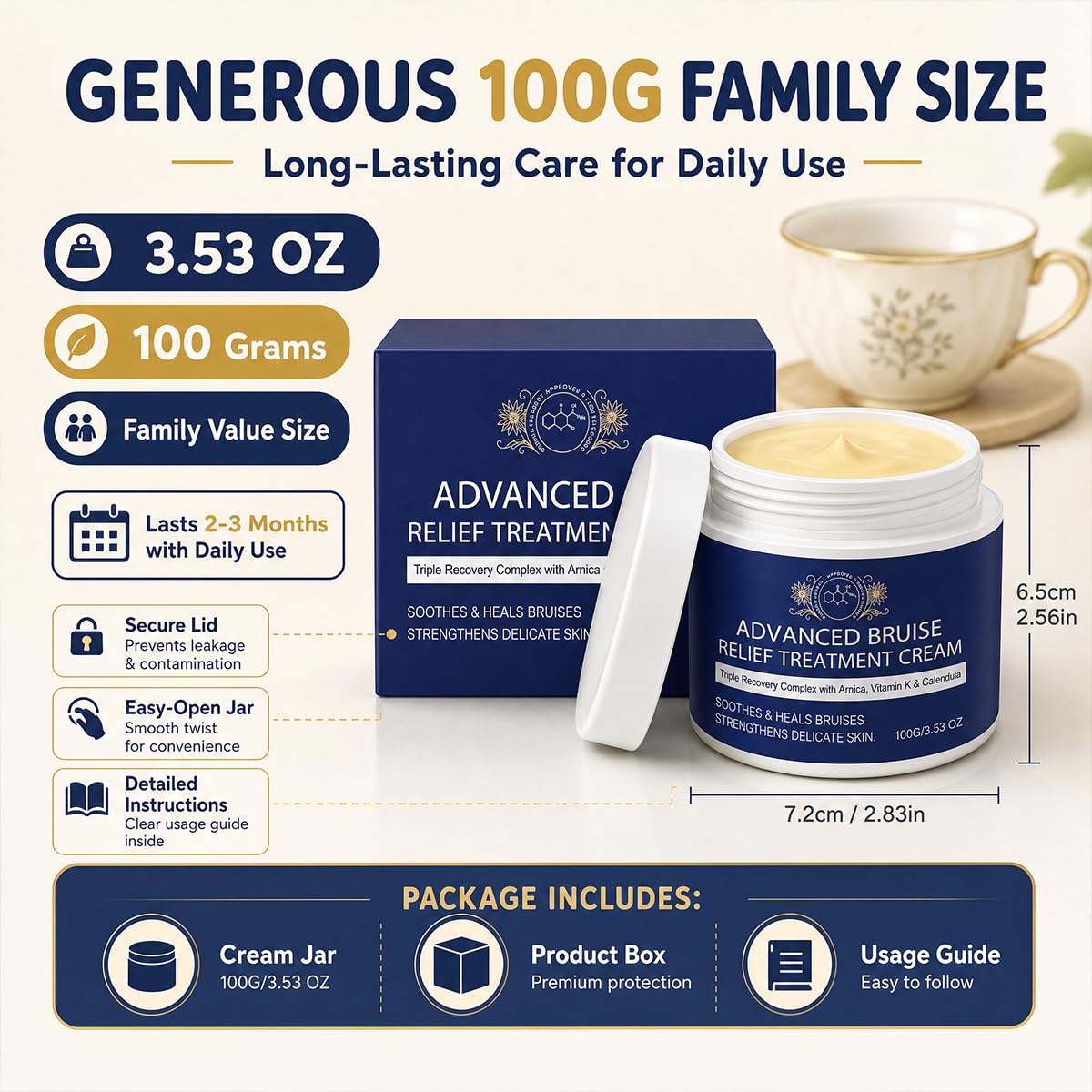 Generic brand cream applied to elbow area demonstrating targeted care