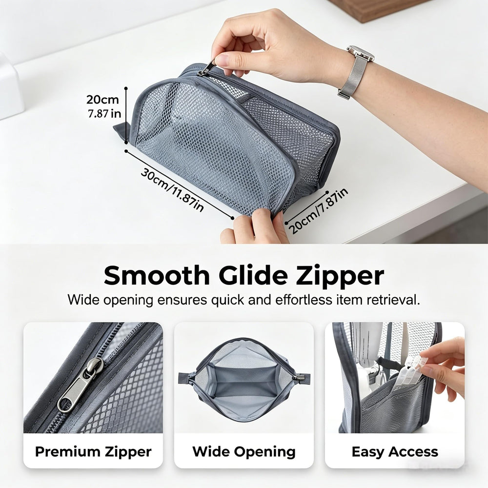 Generic folded flat inside suitcase illustrating compact packed convenience