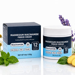 Generic front packaging showing brand and cooling cream benefits