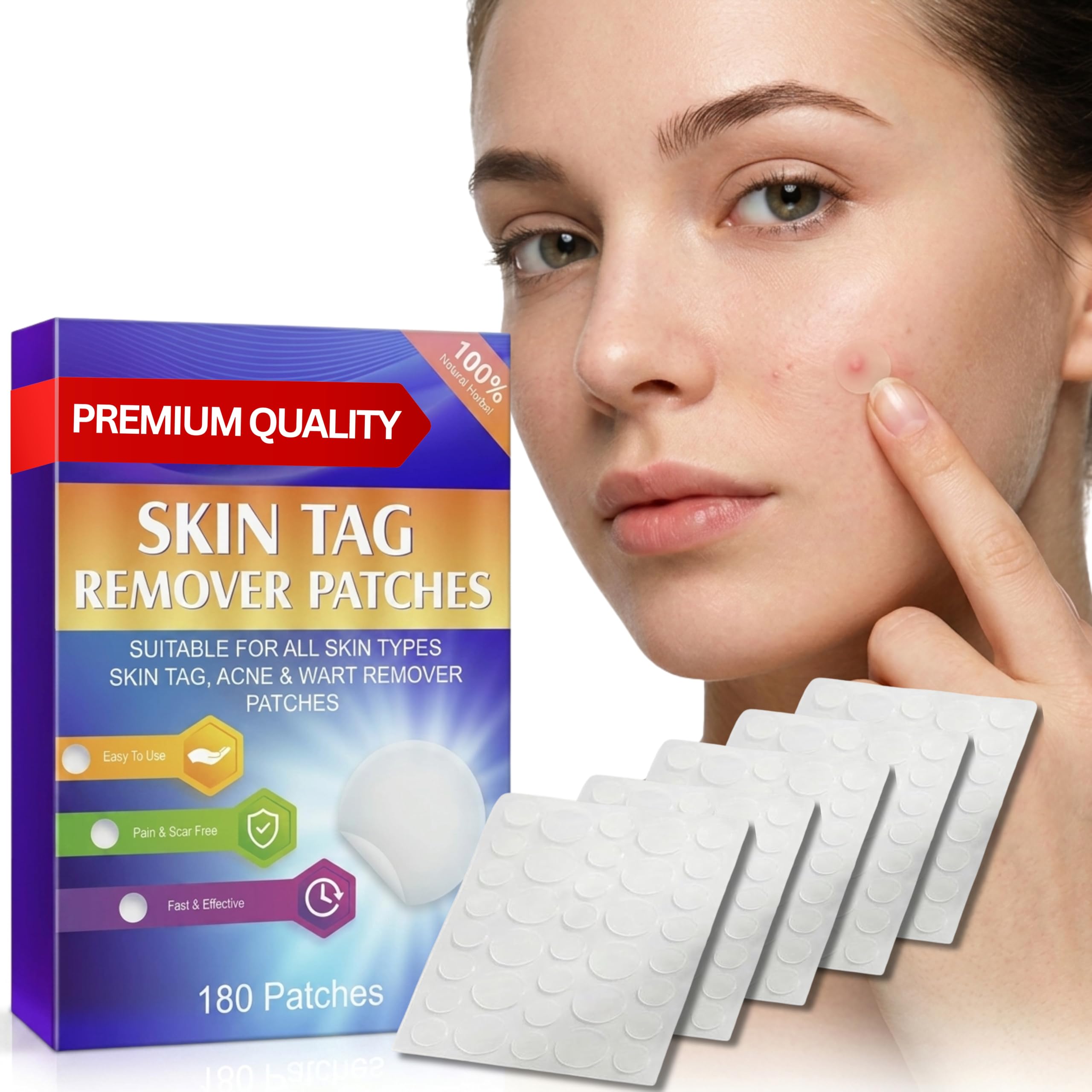 Generic brand front packaging showing quantity and purpose for easy selection