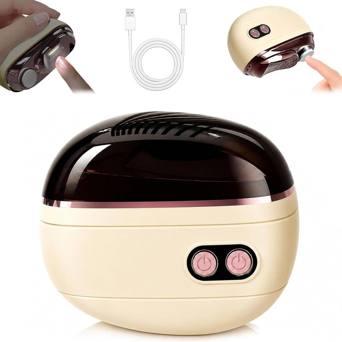 Generic front view of unit showing controls and compact design for easy use