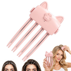 Generic heated root volumizer front view showing compact design and easy grip benefit