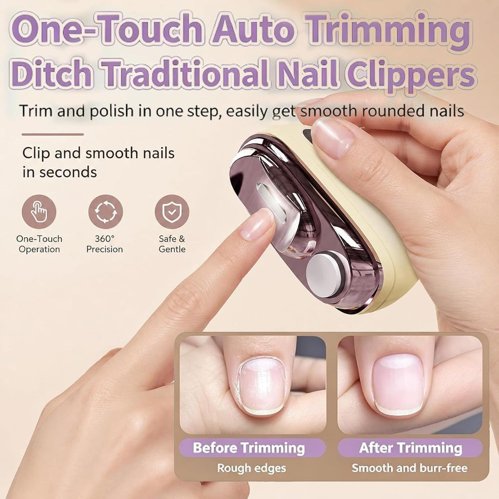 Generic in-use by senior user demonstrating safer independent grooming