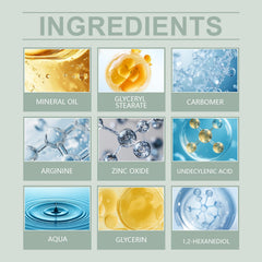 Generic intertrigo close-up applying cream demonstrating smooth finish